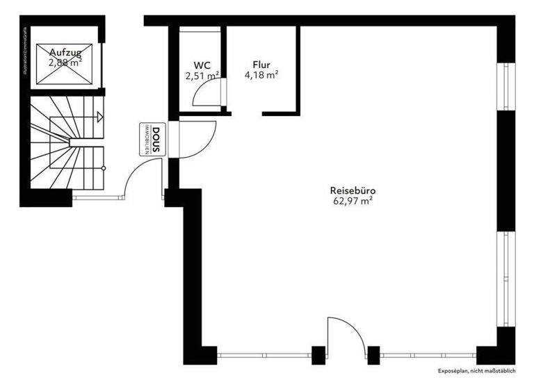Gewerbeobjekt zum Kauf als Kapitalanlage geeignet 154.000 € 1 Zimmer 70 m² Hanstedt 21271