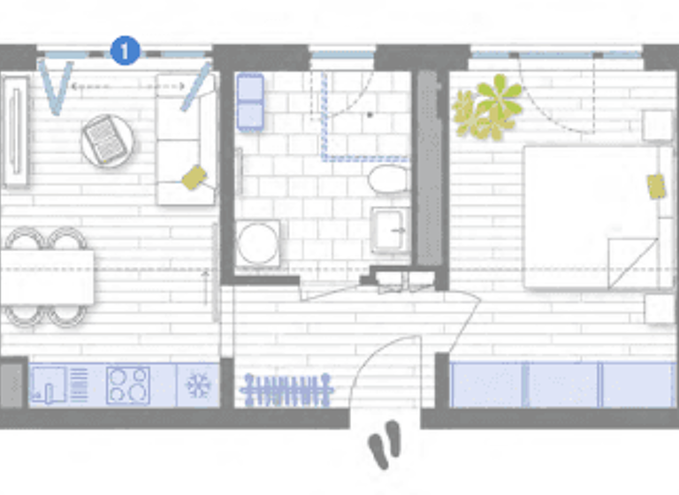 Wohnung zum Kauf 200.000 € 2 Zimmer 37,6 m² 2. Geschoss frei ab sofort Elstal Wustermark 14641