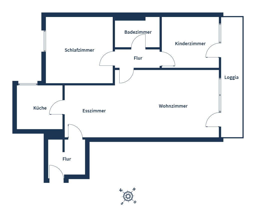 Wohnung zum Kauf 250.000 € 3 Zimmer 78 m²<br/>Wohnfläche 3.<br/>Geschoss Guntherstraße Nürnberg 90461