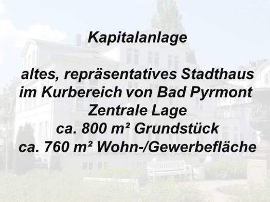 Mehrfamilienhaus zum Kauf 920.000 € 24 Zimmer 205 m² 800 m² Grundstück Bad Pyrmont Bad Pyrmont 31812