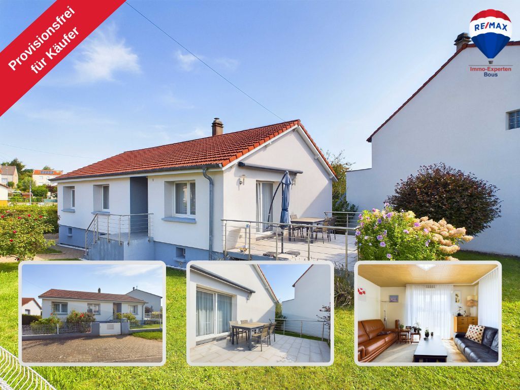 Bungalow zum Kauf provisionsfrei 235.000 € 5 Zimmer 102 m²<br/>Wohnfläche 582 m²<br/>Grundstück Überherrn Überherrn 66802