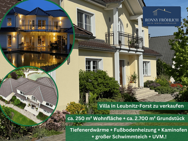 Einfamilienhaus zum Kauf 1.550.000 € 8 Zimmer 246,8 m² 2.735 m² Grundstück Leubnitz Forst Werdau 08412