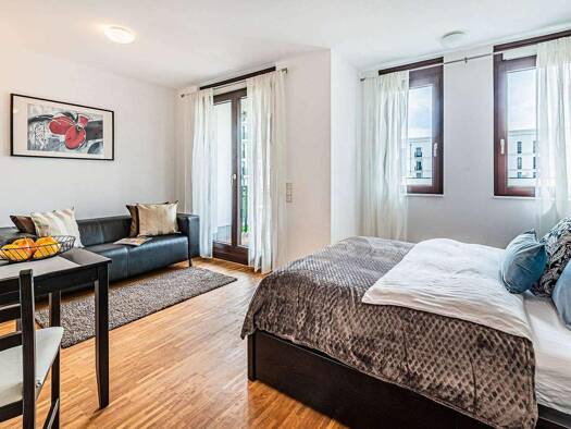Wohnung zur Miete Wohnen auf Zeit 1.250 € 1 Zimmer 28 m² frei ab 02.01.2026 Bockenheim Frankfurt am Main 60486