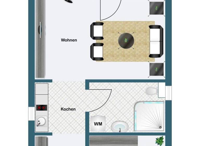 Wohnung zum Kauf 175.000 € 2 Zimmer 50,1 m² Biberach Biberach an der Riß 88400