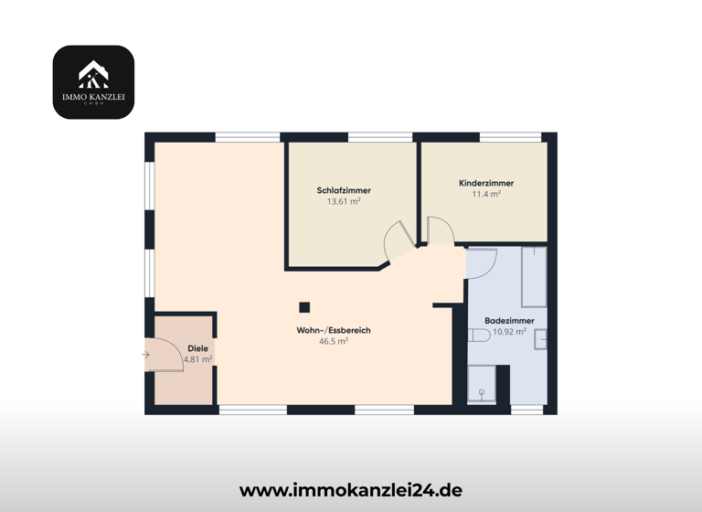 Wohnung zum Kauf 299.000 € 3 Zimmer 89,6 m² EG Niederschopfheim Hohberg 77749