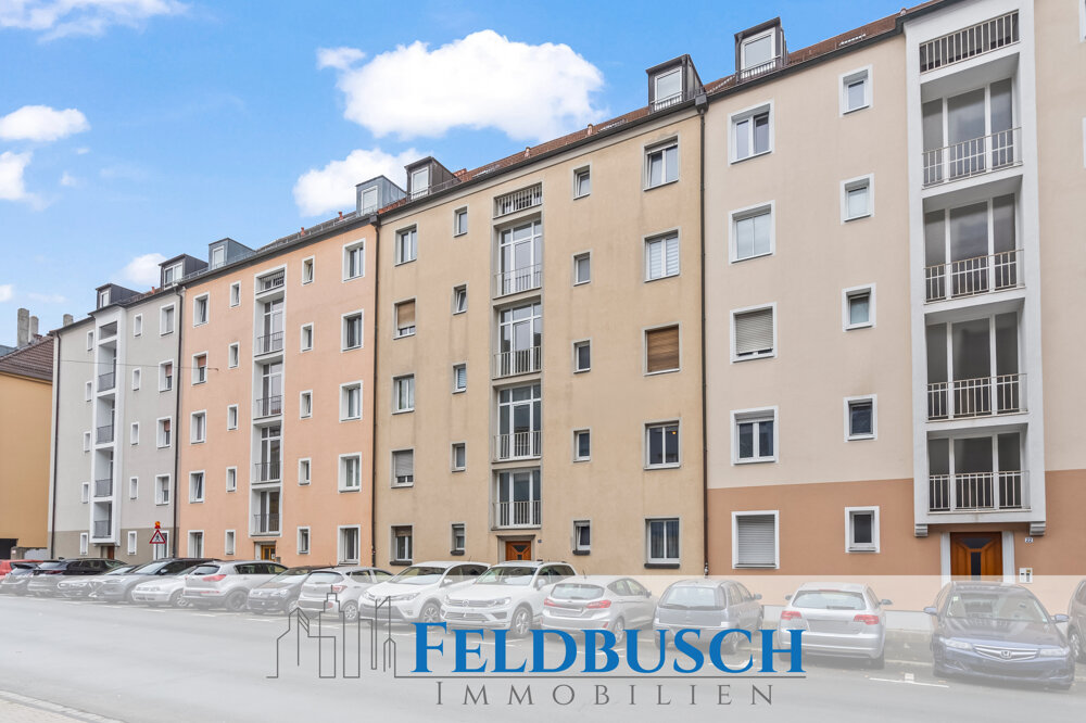 Wohnung zum Kauf 185.000 € 2 Zimmer 50 m²<br/>Wohnfläche Uhlandstraße Nürnberg 90408