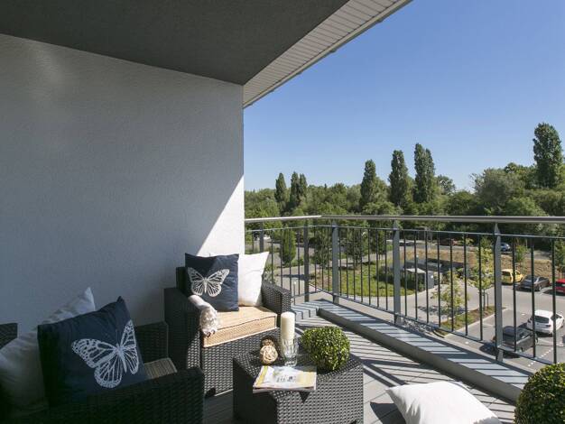 Wohnung zur Miete 1.130 € 3 Zimmer 74,3 m² 3. Geschoss frei ab 01.10.2026 Rüsselsheimer Allee 84a Laubenheim Mainz-Laubenheim 55130