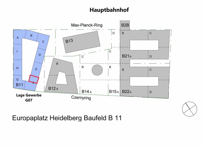 Bürofläche zur Miete provisionsfrei 1.234 € 41,1 m²<br/>Bürofläche Weststadt Heidelberg 69115