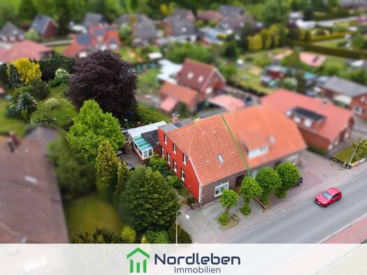 Reihenendhaus zum Kauf 219.000 € 7 Zimmer 160 m² 1.124 m² Grundstück Stickhausen Detern 26847