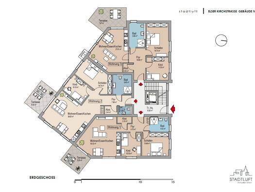 Wohnung zum Kauf - Erstbezug provisionsfrei 361.900 € 3 Zimmer 76,8 m² EG Elser Kirchstraße 8a Elsen Paderborn 33106