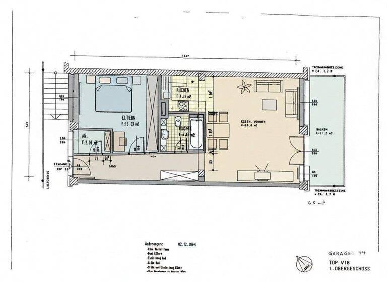 Terrassenwohnung zur Miete 1.075 € 2 Zimmer 64,5 m² 1. Geschoss frei ab 01.04.2026 Andreas-Hofer-Straße 7 Hohenems 6845
