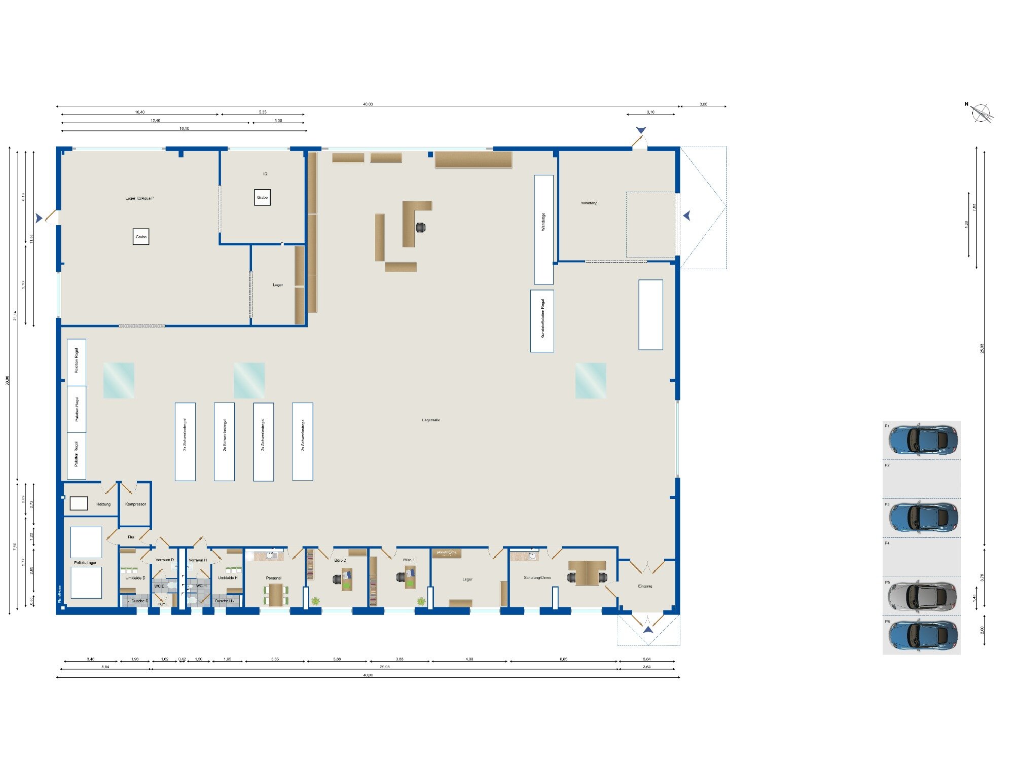 Produktionshalle zum Kauf 1.325.000 € Langenbrand Schömberg 75328