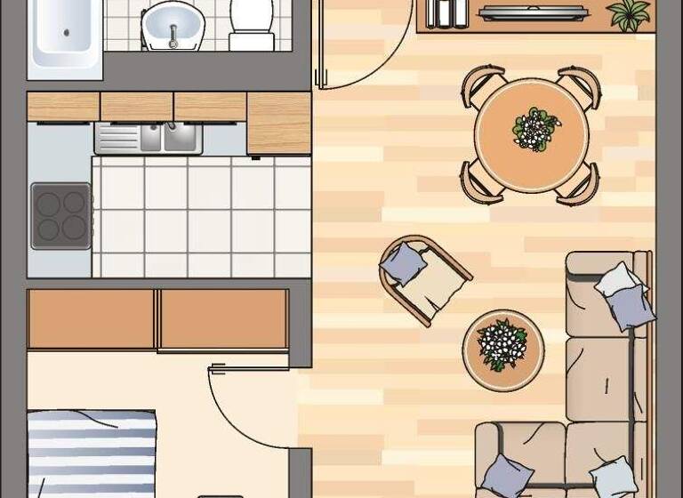 Wohnung zur Miete 472 € 1 Zimmer 45,6 m² 2. Geschoss Von-der-Tann-Straße 34 Mitte Dortmund 44143