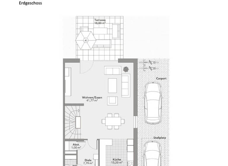Doppelhaushälfte zur Miete - Erstbezug 2.650 € 5 Zimmer 196,8 m² 205 m² Grundstück frei ab 01.05.2026 Von-Werth-Straße 248 Brauweiler Pulheim 50259