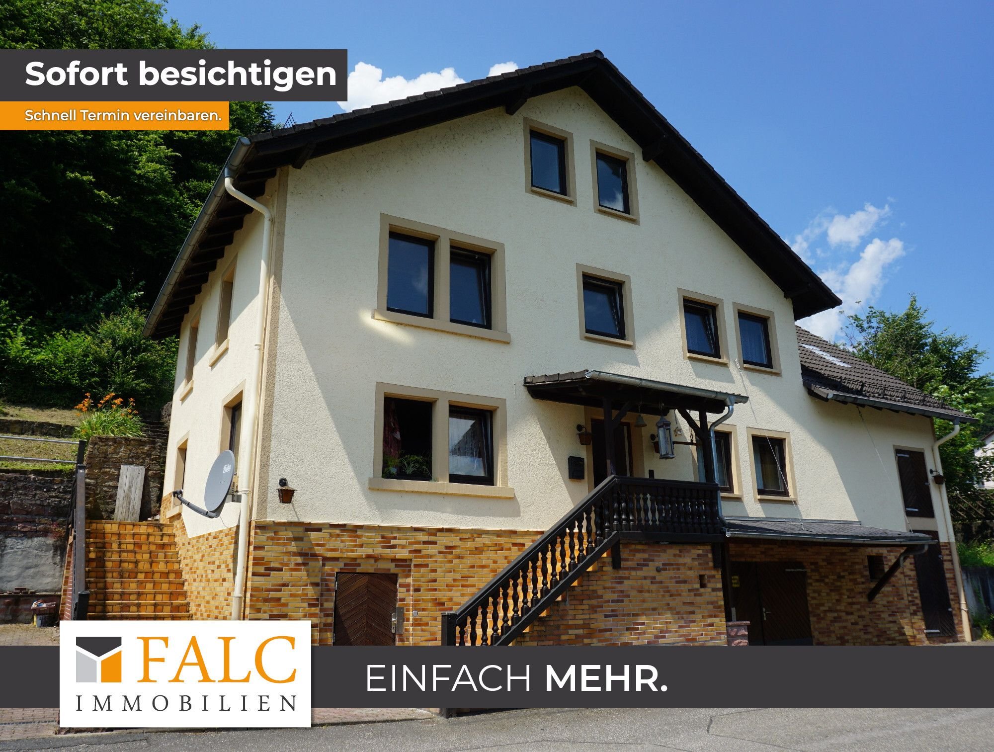 Einfamilienhaus zum Kauf 219.000 € 6,5 Zimmer 138,7 m²<br/>Wohnfläche 532 m²<br/>Grundstück Leutersbergstraße 13 Altneudorf Schönau 69250