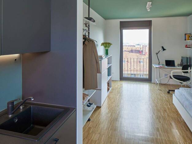 Studio zur Miete 520 € 1 Zimmer 21,2 m² 3. Geschoss frei ab sofort Maxtormauer 50 Sebald Nürnberg 90403