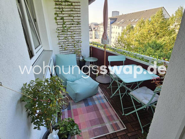 Studio zur Miete Tauschwohnung 850 € 3 Zimmer 60 m² 4. Geschoss Bockenheim Frankfurt am Main 60486