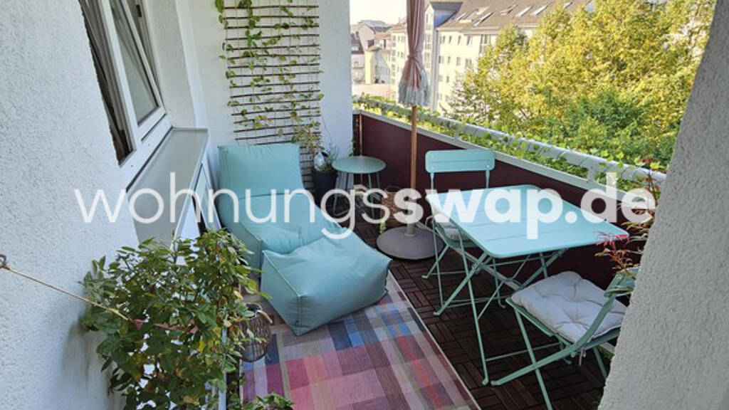 Studio zur Miete Tauschwohnung 850 € 3 Zimmer 60 m² 4. Geschoss Bockenheim Frankfurt am Main 60486