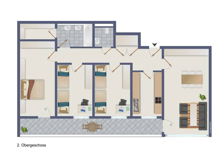 Wohnung zum Kauf 369.000 € 4 Zimmer 98 m² 2. Geschoss frei ab 01.09.2026 Hohbuch Reutlingen 72762