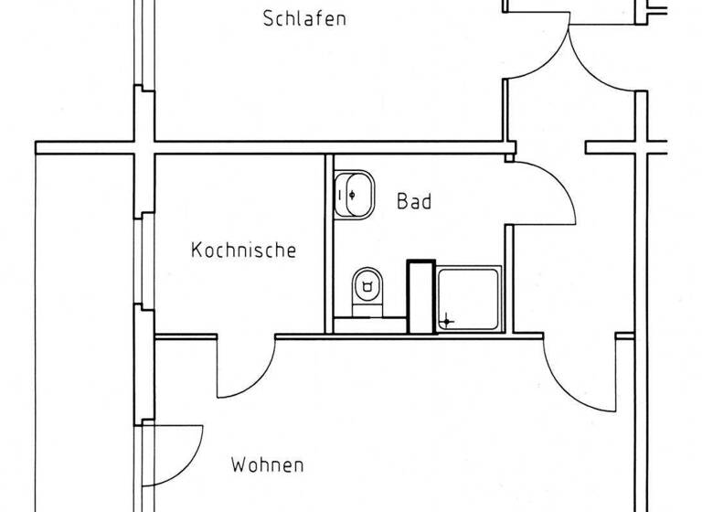 Wohnung zur Miete 343 € 2 Zimmer 51,3 m² EG Güldendorfer Straße 33 Frankfurt Frankfurt (Oder) 15232