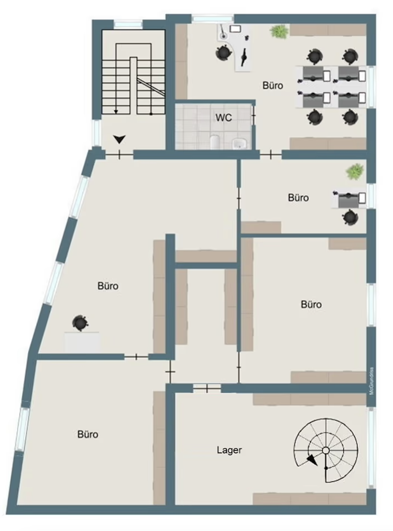 Bürogebäude zum Kauf provisionsfrei 349.000 € 10 Zimmer 475 m²<br/>Bürofläche Hauptstraße 98 Steinpleis Werdau 08412