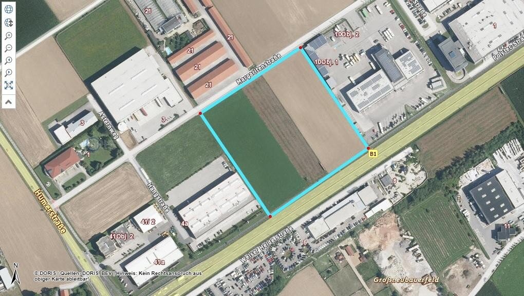 Grundstück zur Miete 24.073 m²<br/>Grundstück Hörsching 4063