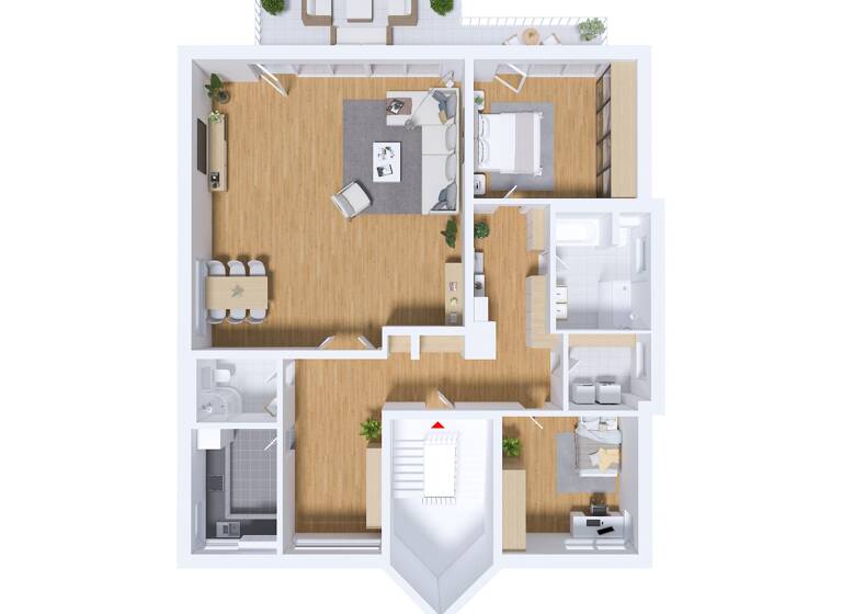 Wohnung zum Kauf 699.000 € 3 Zimmer 166,6 m²<br/>Wohnfläche 1.<br/>Geschoss Süd Hildesheim 31134