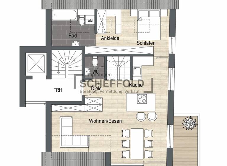 Maisonette zum Kauf - Erstbezug provisionsfrei 539.900 € 4,5 Zimmer 117,2 m² 2. Geschoss Äpfingen Maselheim-Äpfingen 88437