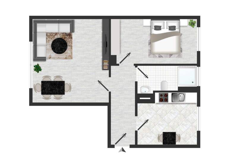 Wohnung zum Kauf 60.000 € 2 Zimmer 50,5 m² EG Reibitz Löbnitz 04509