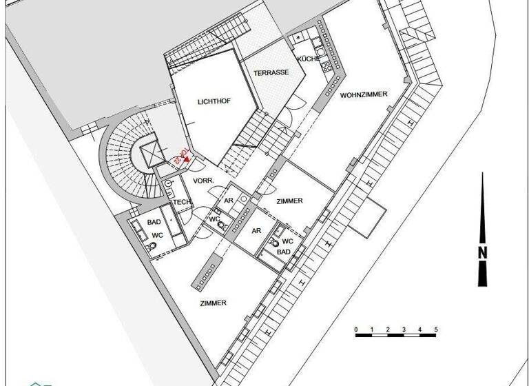 Wohnung zur Miete 2.875 € 3 Zimmer 150,3 m² Wien 1060