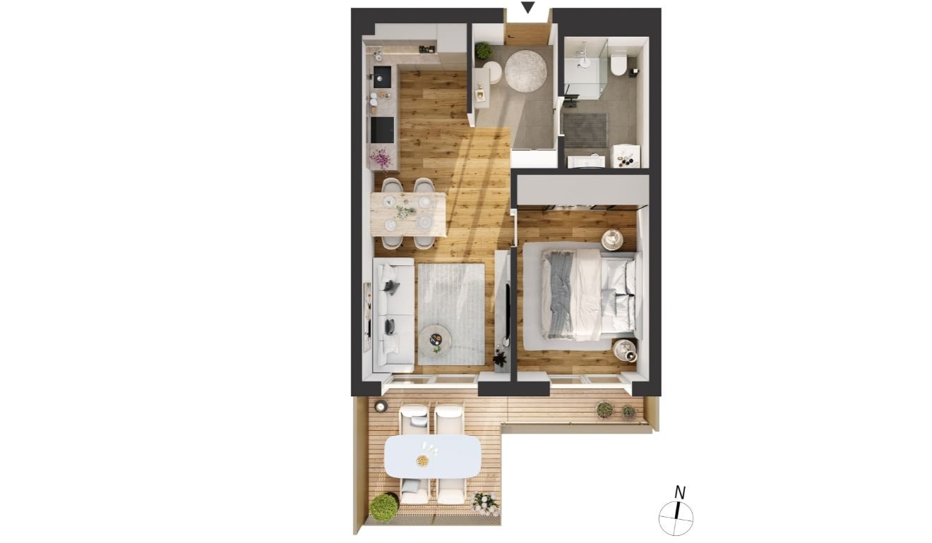 Wohnung zum Kauf provisionsfrei 499.900 € 2 Zimmer 45,4 m²<br/>Wohnfläche 1.<br/>Geschoss Alois-Schrott-Straße 18 Arzl Innsbruck 6020