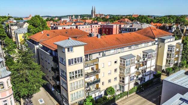 Wohnung zum Kauf 229.900 € 2 Zimmer 47 m² 2. Geschoss Innenstadt Regensburg 93047