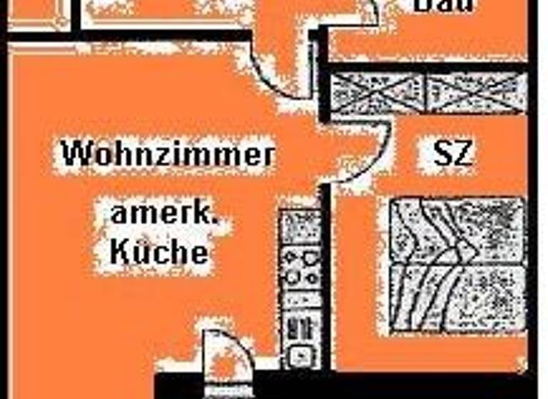 Wohnung zur Miete 300 € 2 Zimmer 46,7 m² 3. Geschoss frei ab sofort Pestalozzistraße 70-72 Westend Plauen 08523