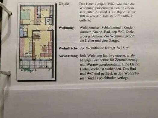 Terrassenwohnung zur Miete 830 € 3 Zimmer 74 m² Geschoss 2/4 frei ab 01.01.2027 Schiltach Schiltach 77761