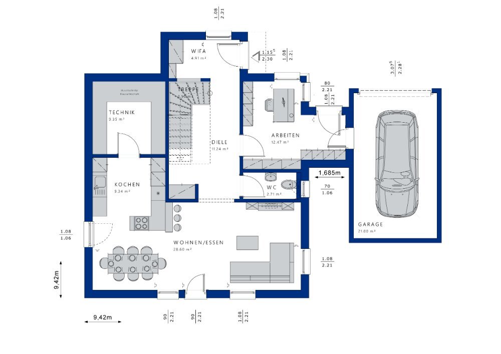 Einfamilienhaus zum Kauf 400.000 € 5 Zimmer 145 m²<br/>Wohnfläche 1.000 m²<br/>Grundstück Bennemühlen Wedemark 30900