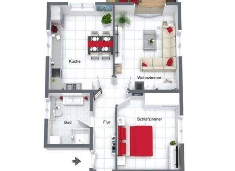 Wohnung zur Miete 1.200 € 3 Zimmer 84 m² 1. Geschoss Neckarau Mannheim 68199