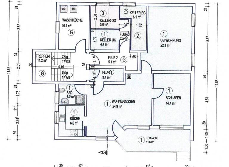 Mehrfamilienhaus zum Kauf 549.000 € 10 Zimmer 294,5 m² 610 m² Grundstück Oberrot 74420