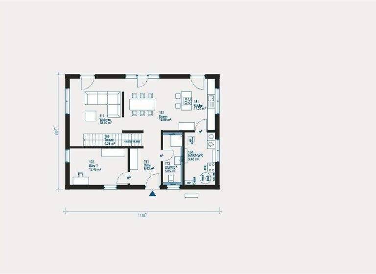 Einfamilienhaus zum Kauf provisionsfrei 591.539 € 5 Zimmer 173,2 m² 498 m² Grundstück Nordöstlicher Stadtteil Schweinfurt 97422
