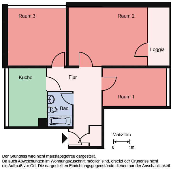 Wohnung zur Miete 609 € 3 Zimmer 74,2 m²<br/>Wohnfläche 3.<br/>Geschoss Max-Brod-Straße 35 Scharnhorst - Ost Dortmund 44328