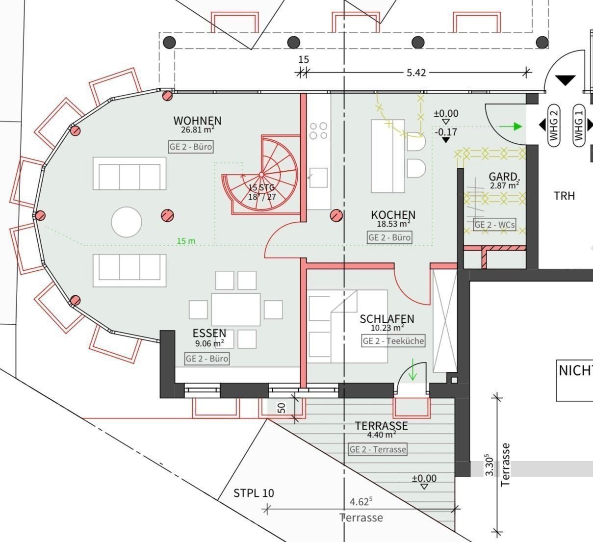 Maisonette zum Kauf provisionsfrei als Kapitalanlage geeignet 299.000 € 5 Zimmer 135 m²<br/>Wohnfläche Augsburgerstrasse 3 Pörnbach Pörnbach 85309