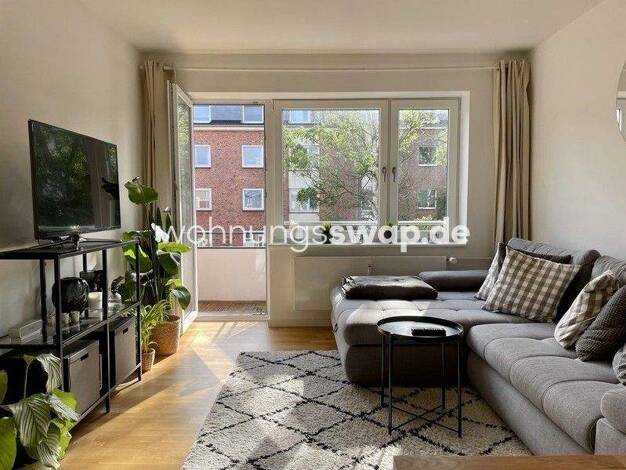 Studio zur Miete Tauschwohnung 1.400 € 3 Zimmer 63 m² 2. Geschoss Winterhude Hamburg 22301