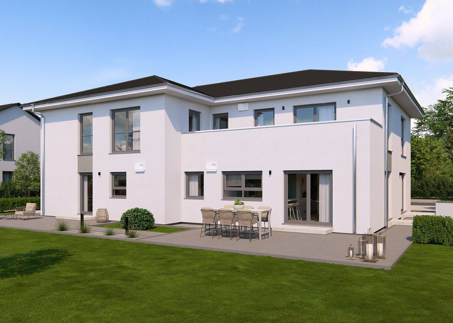 Immobilie in Pfalzgrafenweiler - Mehrfamilien Stadtoase mit Penthouse und Walmdach - massa machts möglich - Bild 4