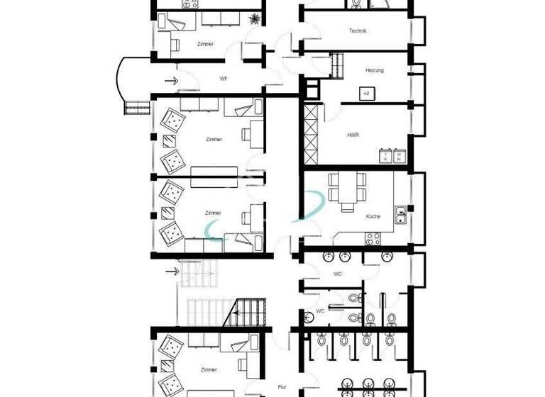 Mehrfamilienhaus zum Kauf 1.350.000 € 24 Zimmer 571 m² 1.672 m² Grundstück Schwäbisch Hall 74523