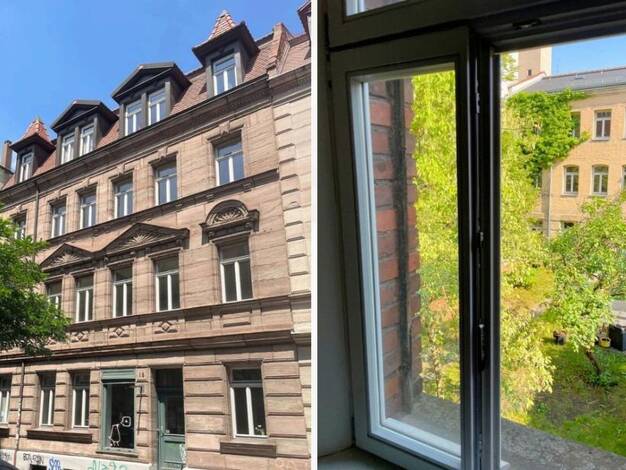 Wohnung zur Miete 850 € 2 Zimmer 53 m² 2. Geschoss frei ab 01.07.2026 Volprechtstraße 18 Gostenhof Nürnberg 90429