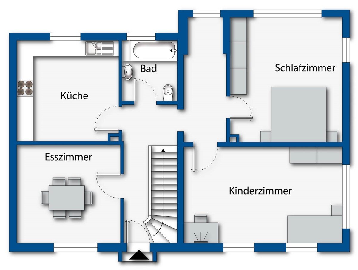 Einfamilienhaus zum Kauf 199.000 € 8 Zimmer 100 m²<br/>Wohnfläche 1.045 m²<br/>Grundstück Meinerzhagen Meinerzhagen 58540