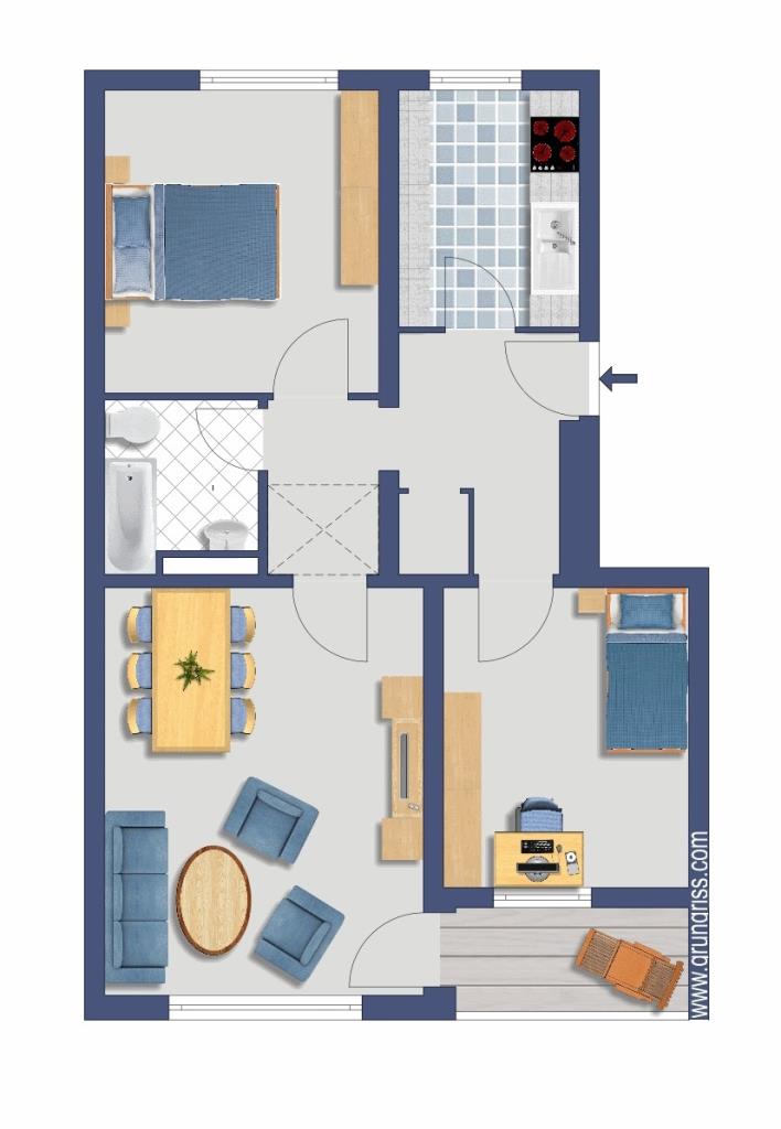 Wohnung zum Kauf provisionsfrei 227.000 € 3 Zimmer 78,8 m²<br/>Wohnfläche EG<br/>Geschoss 01.04.2025<br/>Verfügbarkeit Niederbeckstraße 15 Lichtenbroich Düsseldorf 40472