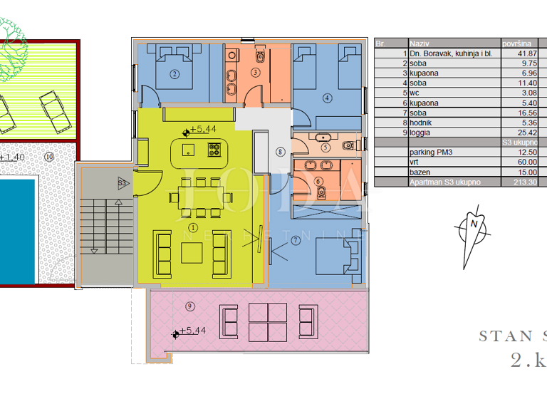 Wohnung zum Kauf 750.000 € 4 Zimmer 2. Geschoss Malinska-Dubasnica 51511