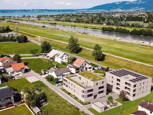 Terrassenwohnung zum Kauf - Erstbezug provisionsfrei 529.000 € 3 Zimmer 79,8 m² 1. Geschoss Seestraße 39 Fußach 6972