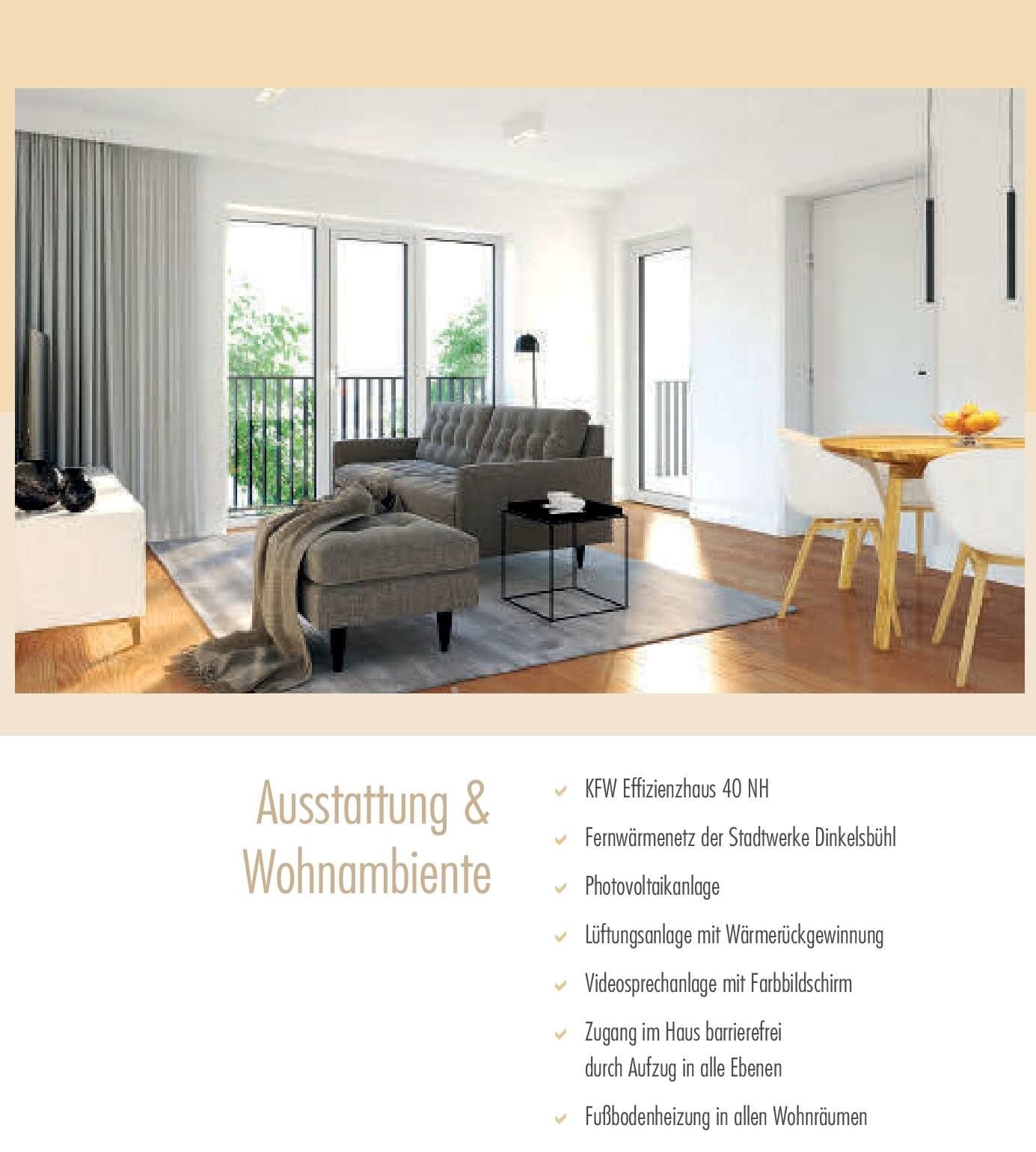 Wohnung zum Kauf 528.700 € 3,5 Zimmer 100,4 m²<br/>Wohnfläche 3.<br/>Geschoss 01.09.2026<br/>Verfügbarkeit Lorestraße 8 Dinkelsbühl Dinkelsbühl 91550