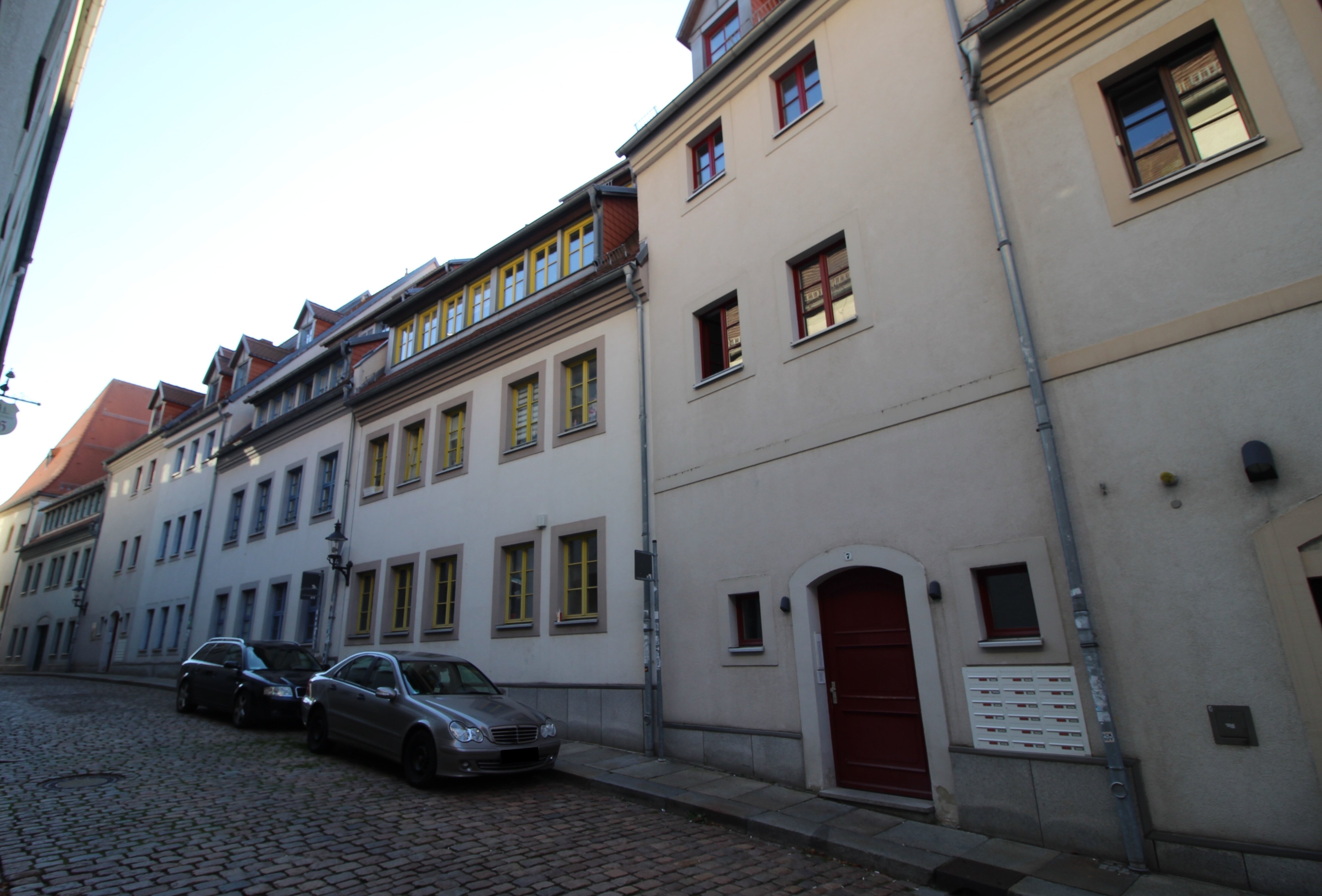 Wohnung zur Miete 543 € 3 Zimmer 98,6 m²<br/>Wohnfläche 6.<br/>Geschoss ab sofort<br/>Verfügbarkeit Kaufhausgasse 3 Petriviertel Freiberg 09599